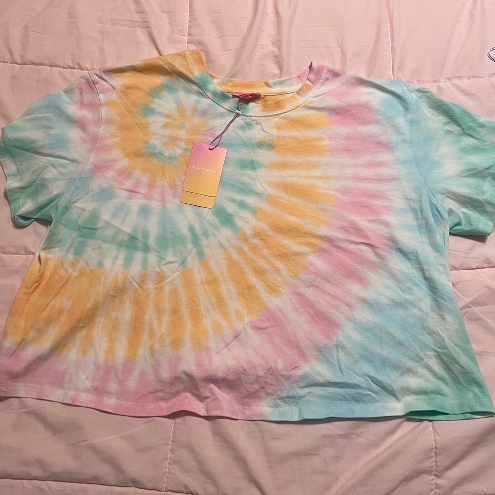 Stoney Clover Lane NWT boxy cropped tee